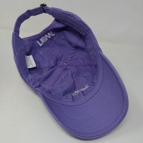 Newt Men's Slideback Hat Purple Adjustable 100% Cotton Embroidered Frog Logo - Picture 6 of 7